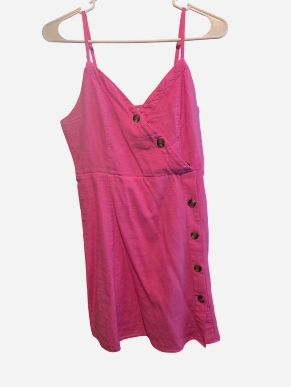 American Eagle Outfitters Pink Button-Detail Sundress